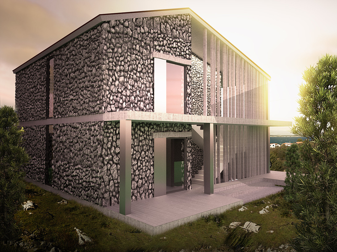 Novogradnja, moderna stanovanjska hisa h Maribor